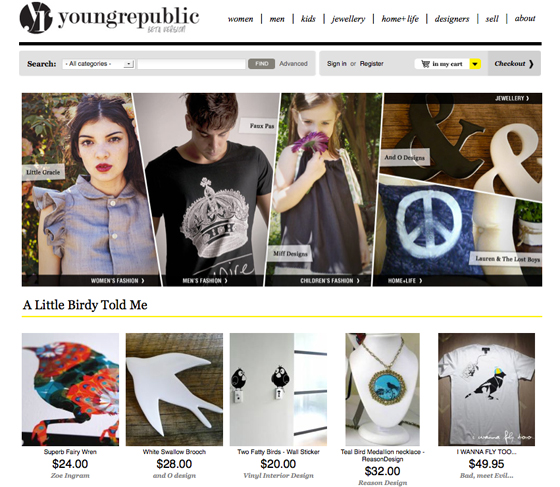 Young Republic Homepage